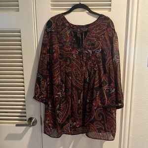 Daniel Rainn Boho Top 2X